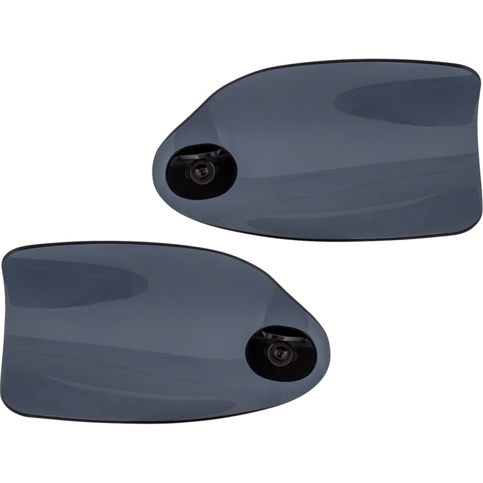 KLOCK WERKS 0635-2802 KWS-01-0122-HC Flare® Handguards harley-davidson hydraulic clutch - dark smoke