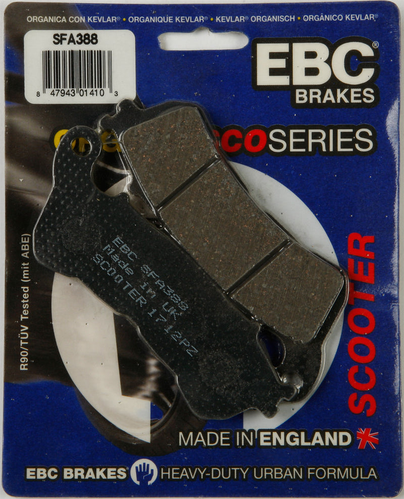 Ebc Brake Pads Organic - SFA388 Suzuki 200 Burgman 2014