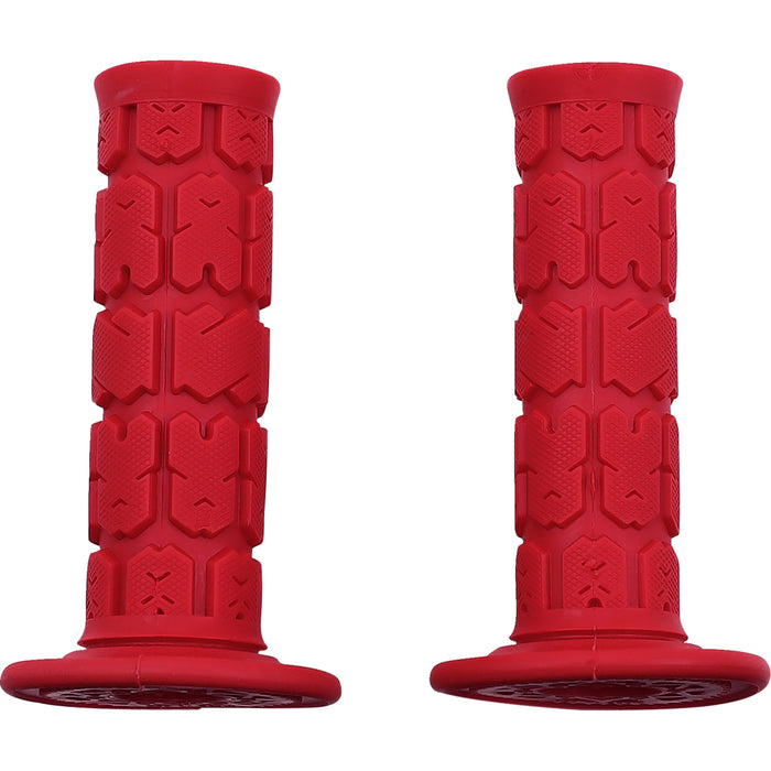 ODI 0630-2854 H03RGR Rogue MX Single Ply Grips Grips - Rogue - MX - Single Ply - Red