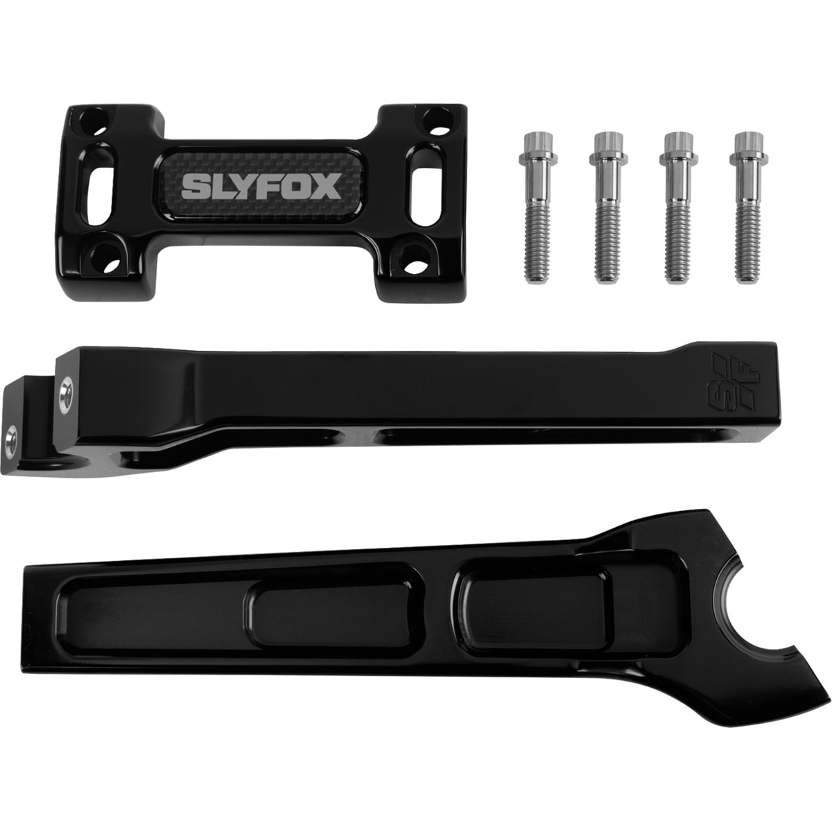 Sf Premium Riser SLYFOX 0602-1525 SF-1001-08-B Handlebar Riser Kit straight - 1 ...