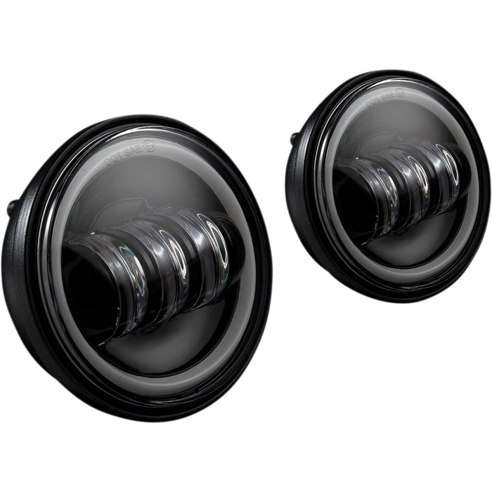 CUSTOM DYNAMICS 2001-2419 PG-45-B ProGLOW™ 4.5" Passing Lamps with Color Changing Halos - Black