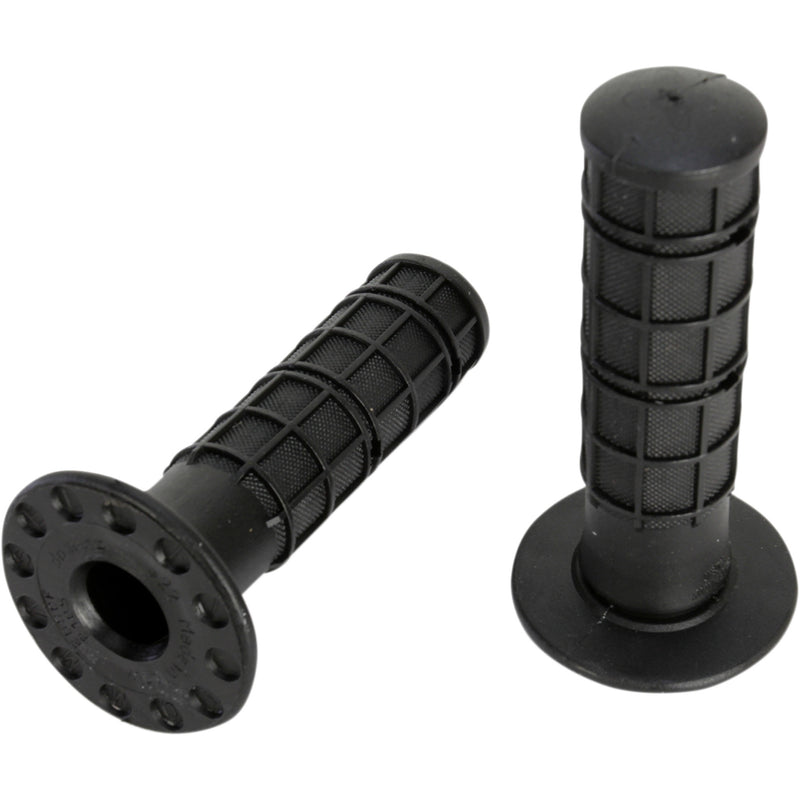 DOMINO 0630-1571 1131.82.40.04 Victor Waffle Grips Grips - Victor - Full Waffle - Black