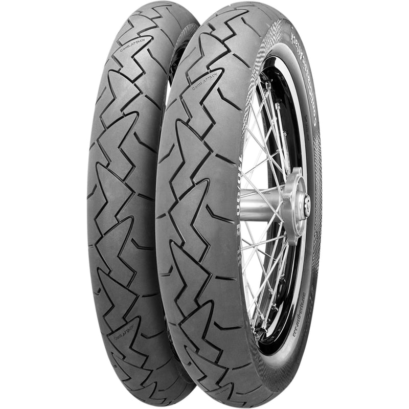 CONTINENTAL 0301-0435 02441780000 ClassicAttack Tire Tire - ClassicAttack - Front - 100/90R19 - 57V