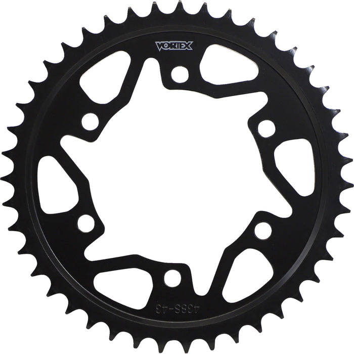 VORTEX 1210-0544 438S-43 Steel Sprocket Steel Rear Sprocket - 43 Tooth - Kawasaki