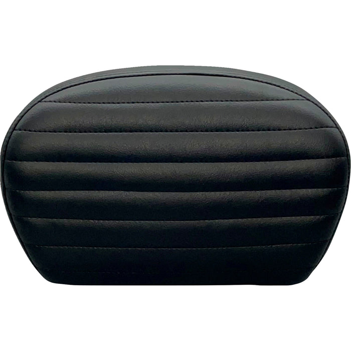 LE PERA 0801-1449 L-SBP01PT-DULL Sissy Bar Pad - Pleated - Dull Black