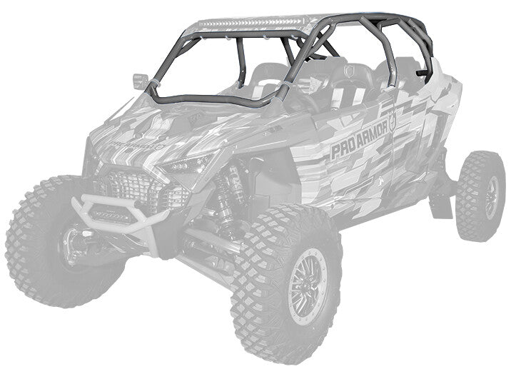 Pro Armor PRO R MP Cage With NO Intrusion Titanium Matte Metallic - P2112C054TMM Polaris RZR 2022