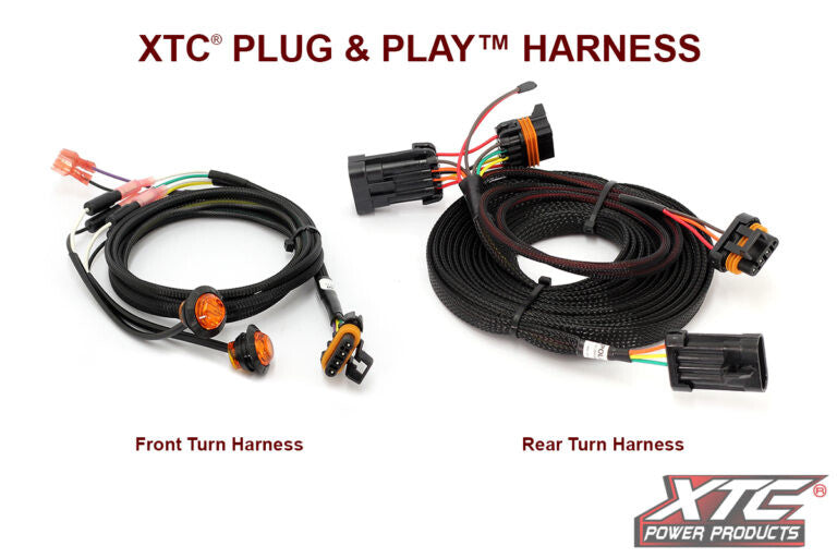 Xtc Power Products Auto Turn Signal Kit W Billet Lever AND Front DRL Lights POL Polaris RZR - ATS-L-POL-RC3-DRL Polaris RZR 2019-2023