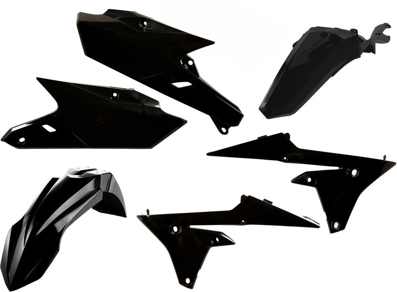 Acerbis Plastic Kit Black - 2449630001 Yamaha WR 250 / WR 450 / YZ 250 / YZ 450 2015-2019