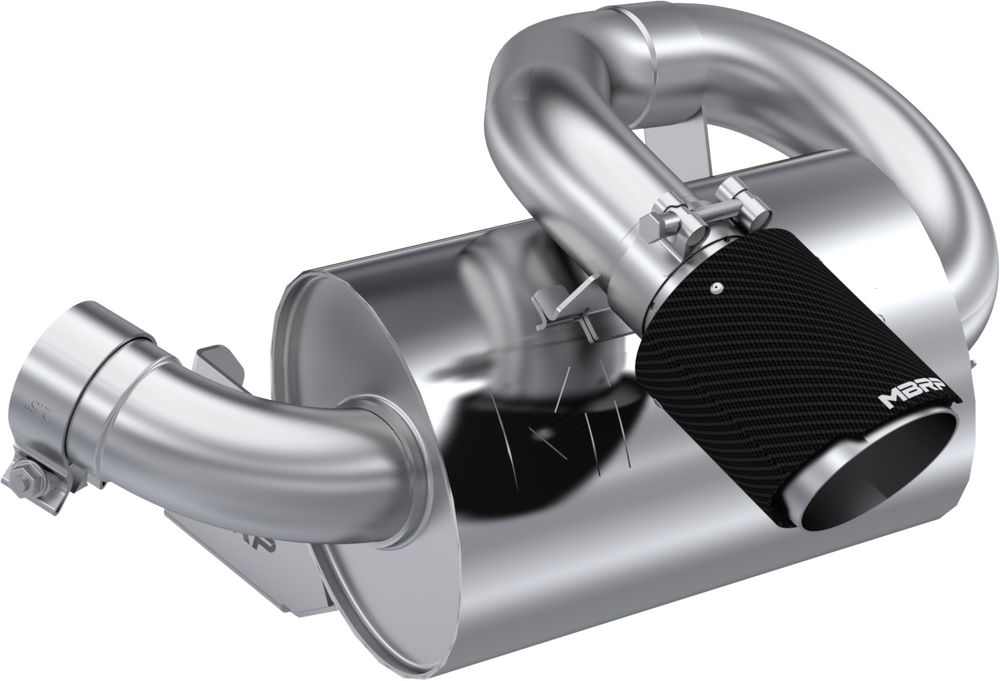 Mbrp 241-10190 AT-9215PT SINGLE SLIP ON/CENTER EXIT CAN