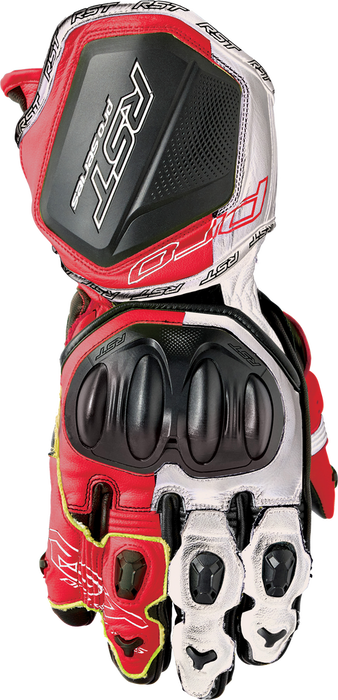 Rst 556-3715511 103715RED-11 PRO SERIES GP D3O GLOVES WHITE/RED LEATHER XL