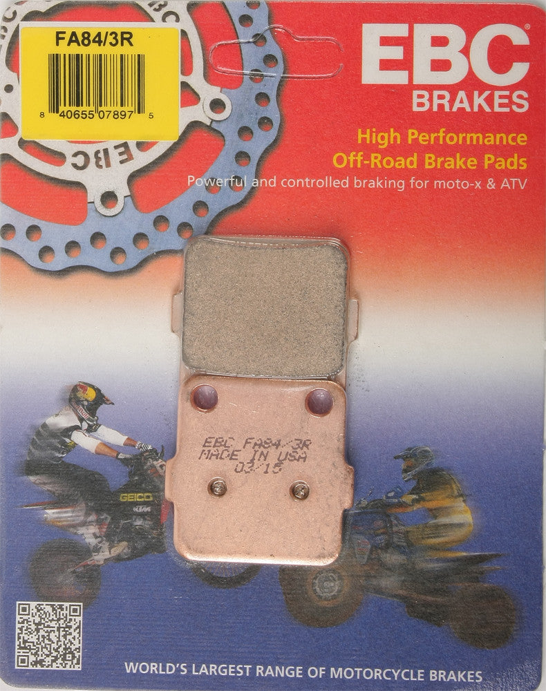 EBC Brake Pads Sintered R Series - FA84/3R Kawasaki 140 2011-2019