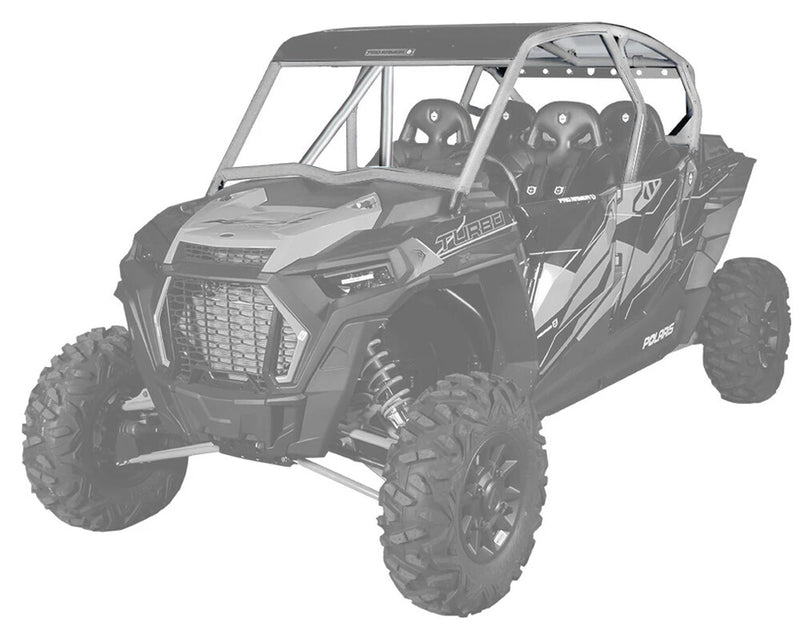 Pro Armor CAB Asylum Cage With V Intrusion Sparkle Silver Metallic - P194C028SSM Polaris RZR 2019-2022