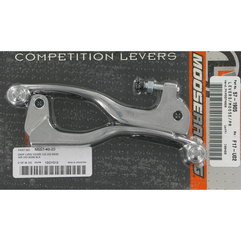 Moose Offroad Competition Lever Set - 1SGYG12 For Yamaha Dirt Bikes 1989-1996 | Husqvarna WR 250 1991-1996