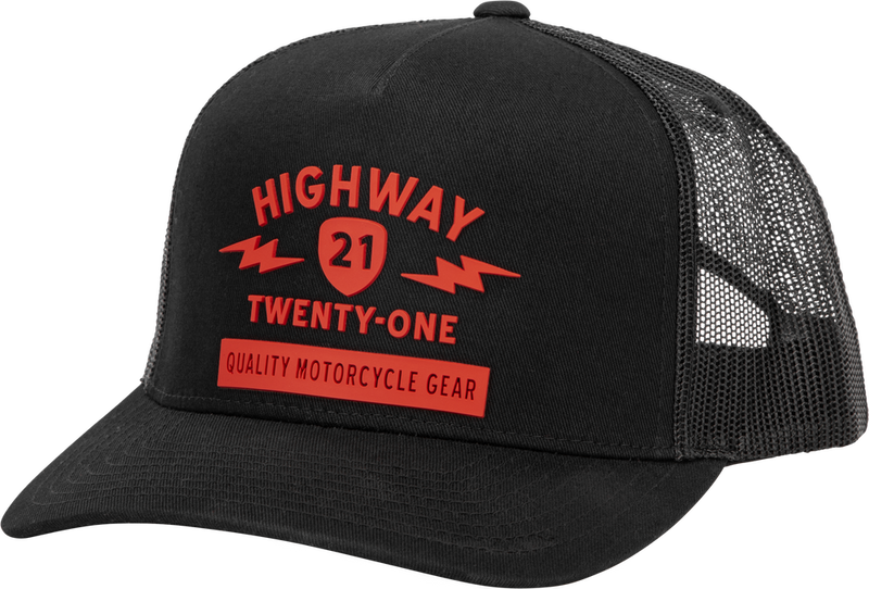 Highway 21 Spark HAT Black RED