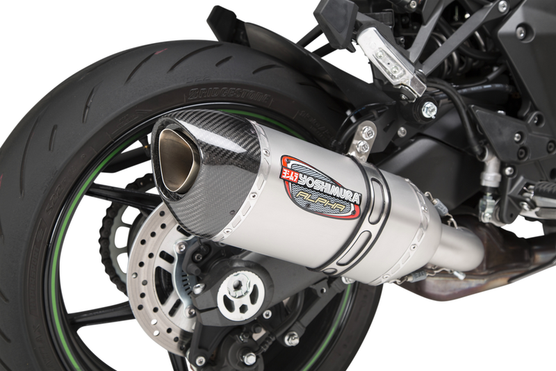 Yoshimura Exhaust Street Alpha Slip-ON SS SS - 14161BP520 Kawasaki Ninja 1000SX 2022-2023