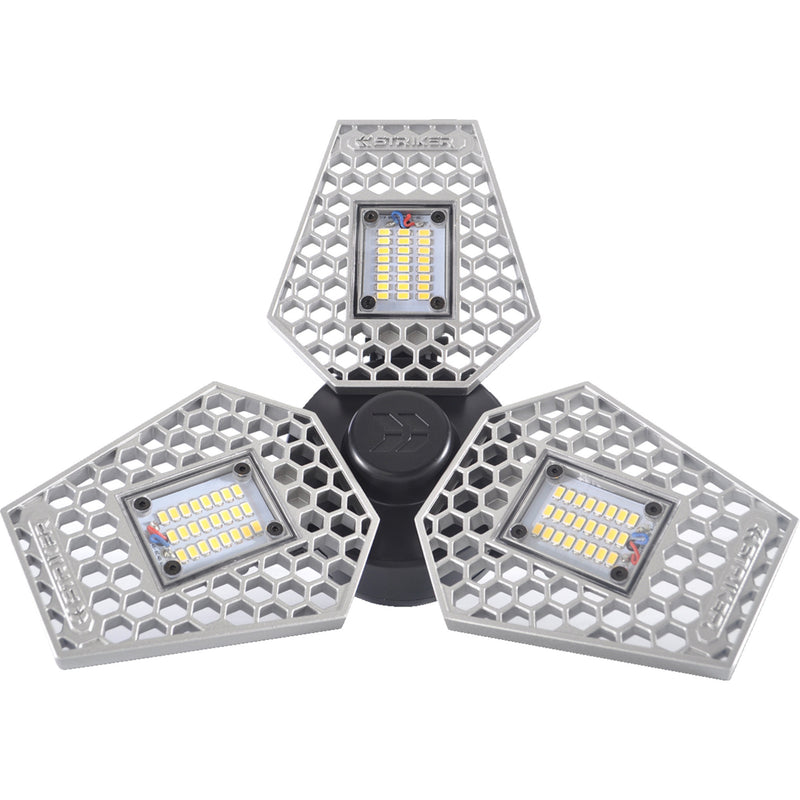 RISK RACING 3850-0580 00342-2 TRiLIGHT Motion Activated Garage/Attic/Basement/Home Ceiling Light Ceiling Light - Garage/Home/Attic/Basement/Motion - 4000 Lumens - LED