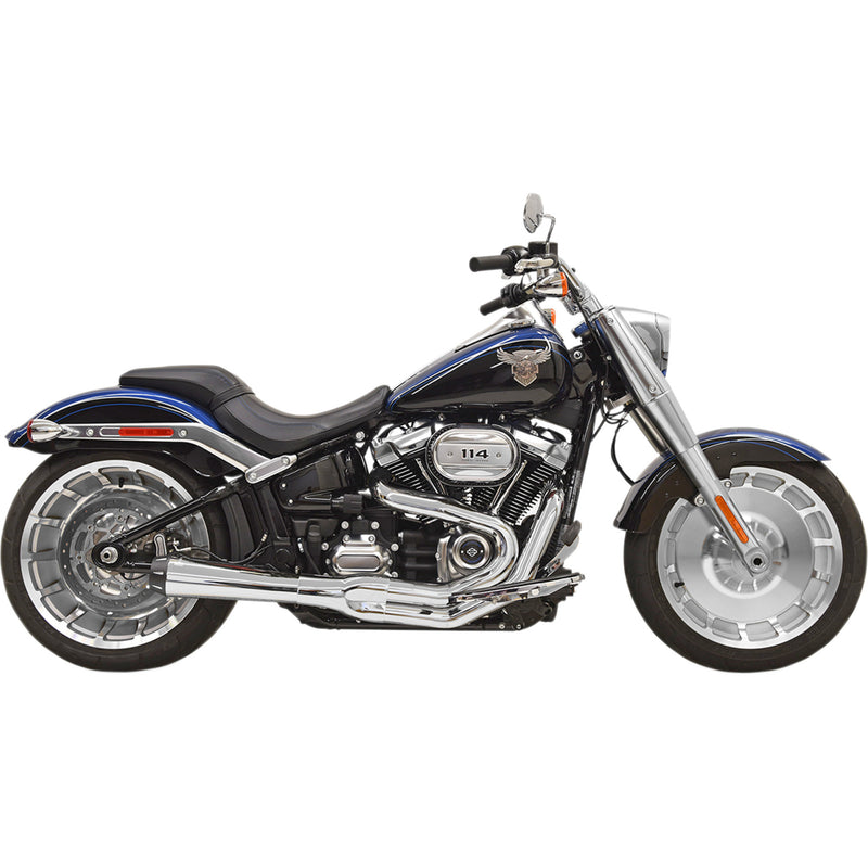 Bassani Xhaust Road Rage 2-Into-1 Exhaust System - 1S62R For Harley Softail 2018-2020
