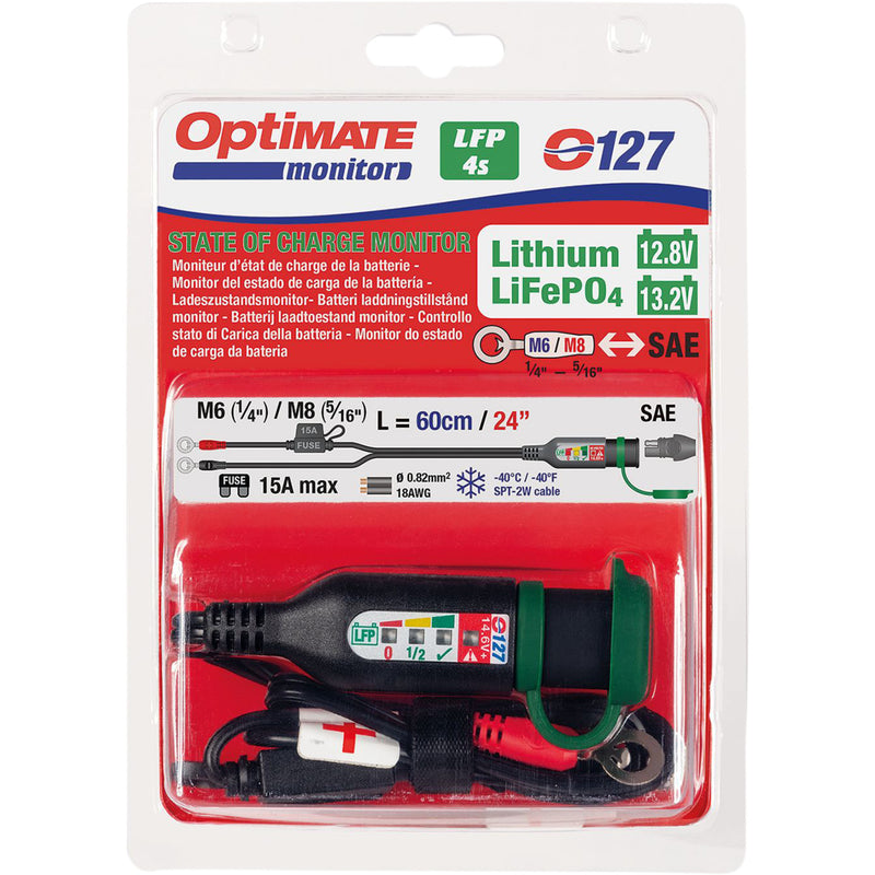 TECMATE 3807-0319 O-127 Lithium Battery Monitoring Lead O-127