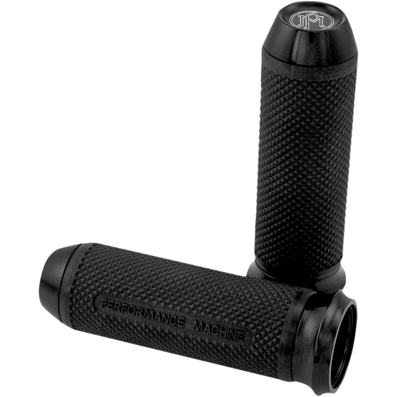 Performance Machine (pm) Elite Grips - 0063-2027-B For Harley Motorcycles 1980-2020