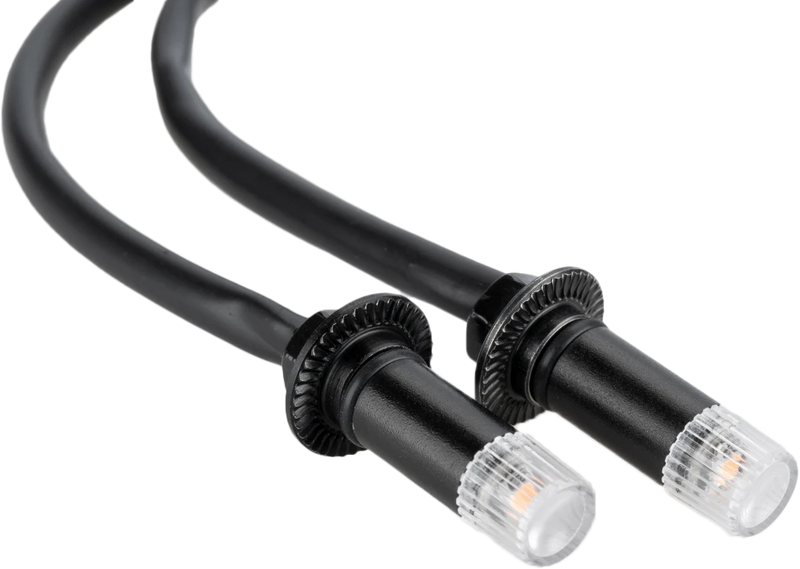 Puig Hi-tech Parts 561-21749BK 21749N TAB TURN SIGNALS BLACK W/CLEAR LENS