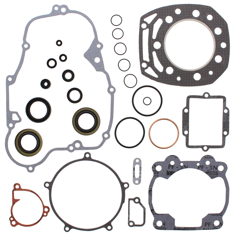 Vertex Complete Gasket SET With OIL Seals - 811475 Kawasaki KX 500 1988