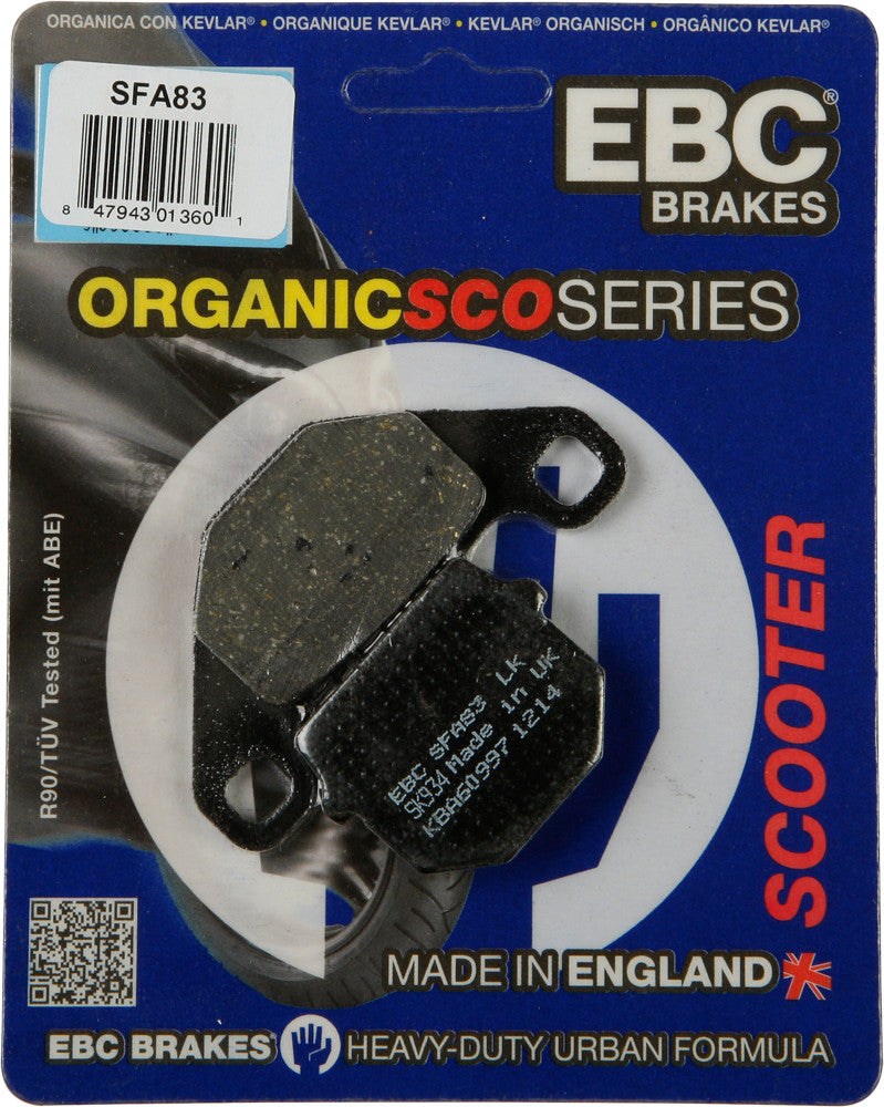 Ebc Brake Pads Organic - SFA83 Kawasaki 50 / 80 1982