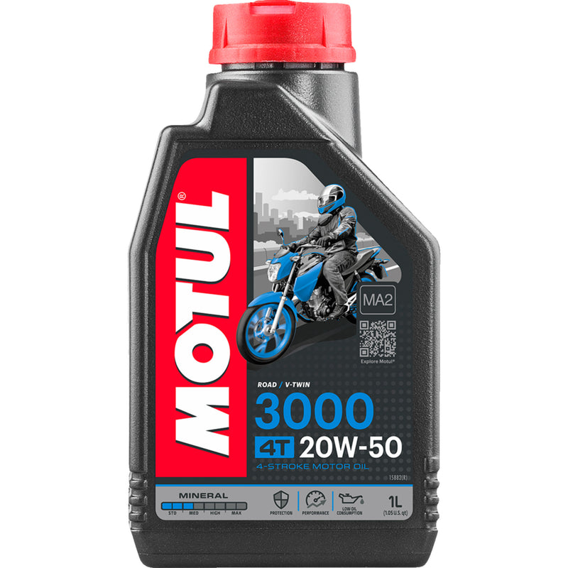 MOTUL MOT31 107318 3000 Mineral 4T Engine Oil 20w-50 1l