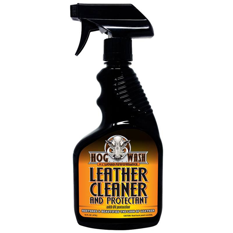 Hog Wash 80-0285 HW0549 LEATHER CLEANER & PROTECTANT W/UV PROTECTION 16OZ