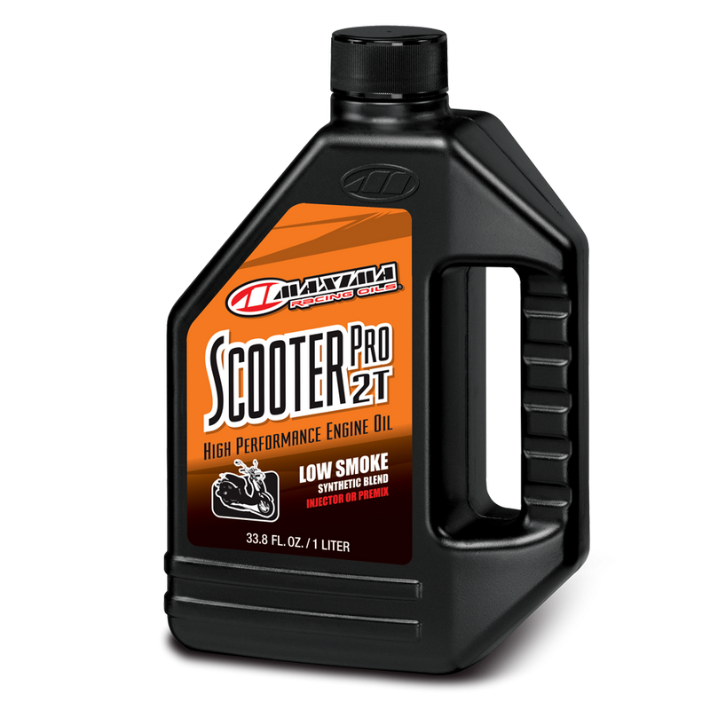 Maxima Racing Oil Scooter PRO 2T 1L - 27901 For Ski-Doo Snowmobiles 2002-2019 | Husqvarna Dirt Bikes 2003-2018 | Kawasaki Dirt Bikes 2002-2018