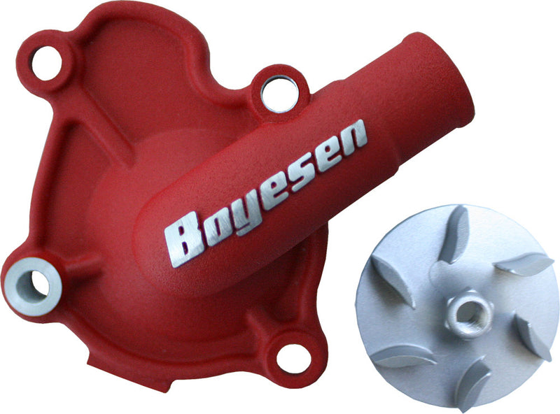 Boyesen Waterpump Cover & Impeller Kit RED - WPK-06AR Honda CRF450R 2009-2016