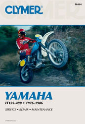 Clymer Repair Manual Yamaha IT 125-490 - CM414 Yamaha Dirt Bikes 1976-1986