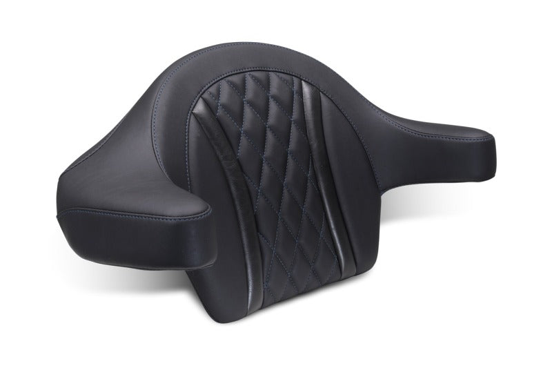 Mustang Motorcycle 88430SB Mustang 23-25 Harley CVO Road Glide (st) Deluxe Diamond Ext Arm Wrap-around Backrest Black - User 1