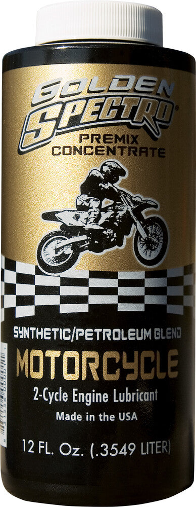 Spectro 582-00020 310296 GOLDEN SPECTRO SEMI-SYN OIL 2T 12OZ PREMIX