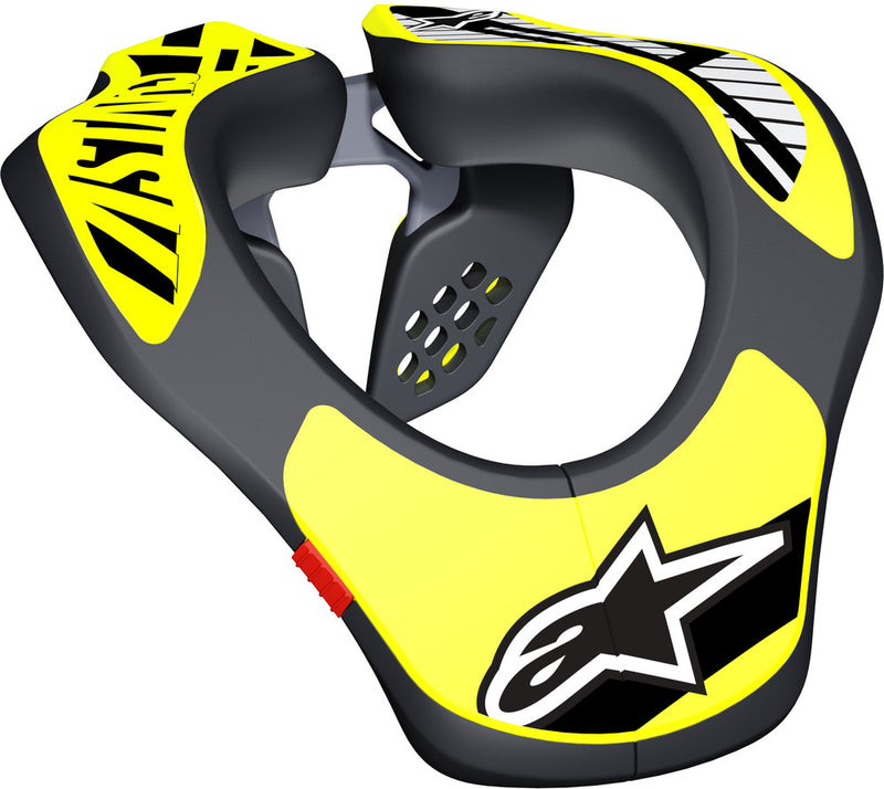 Alpinestars 482-6020 6540118-155-OS YOUTH NECK SUPPORT BLACK/YELLOW