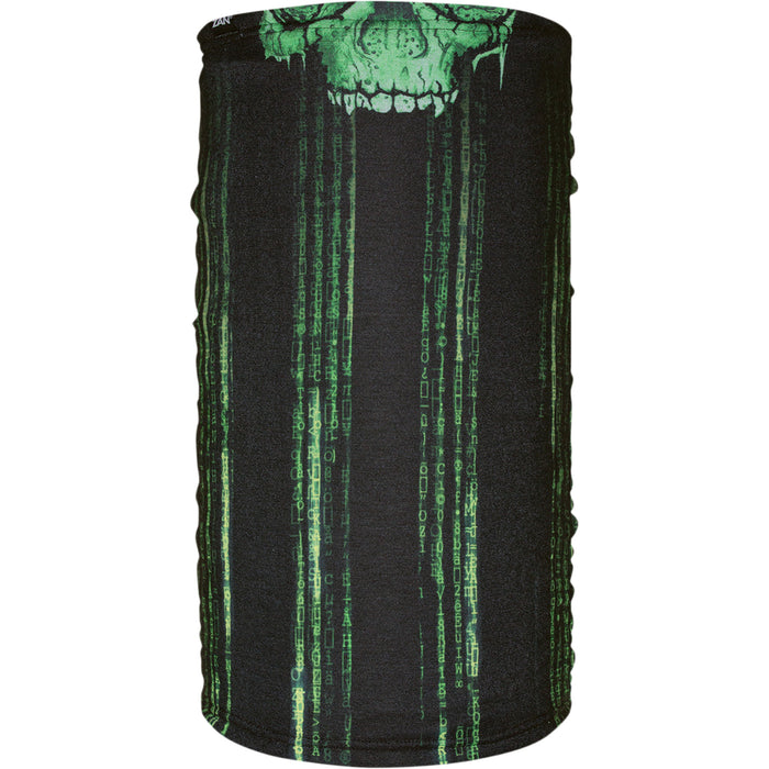 ZAN HEADGEAR 2502-0250 TF452 Motley Tube® Fleece Lined Neck Tube Motley Tube® Fleece Lined Tube - Cyber Skull