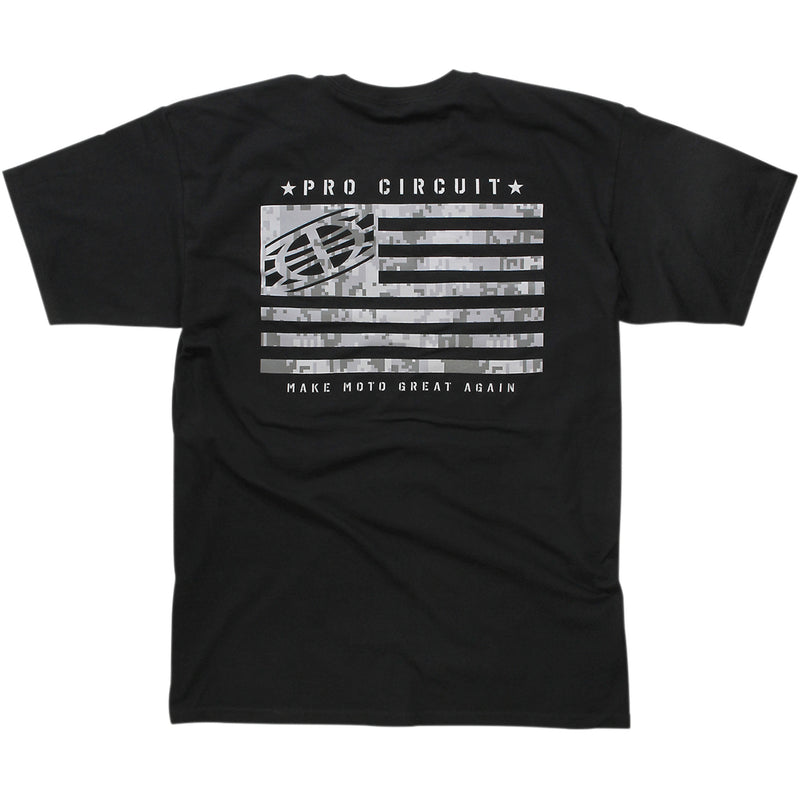 PRO CIRCUIT Flag T-Shirt Black