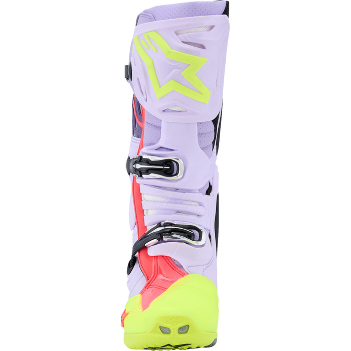 ALPINESTARS Tech 10 Supervented Boots Purple/Fluorescent - Yellow