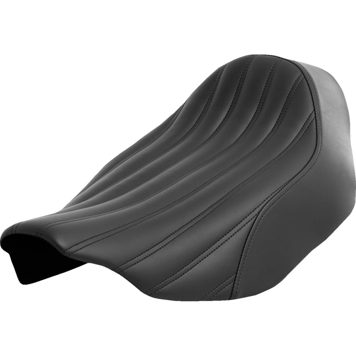 SADDLEMEN 0801-1704 823-07-0023 Renegade Knuckle Solo Seat - Black - FL '23-'24