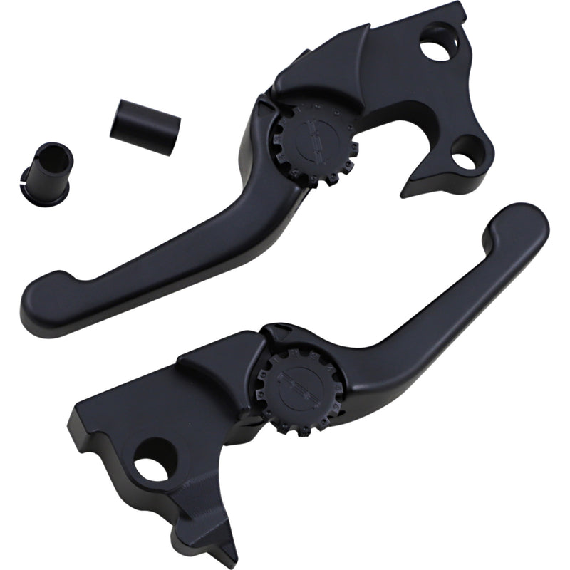 PSR Anthem Shorty Lever Set Black - 12-01655-22 For Harley Sportster 2014-2022