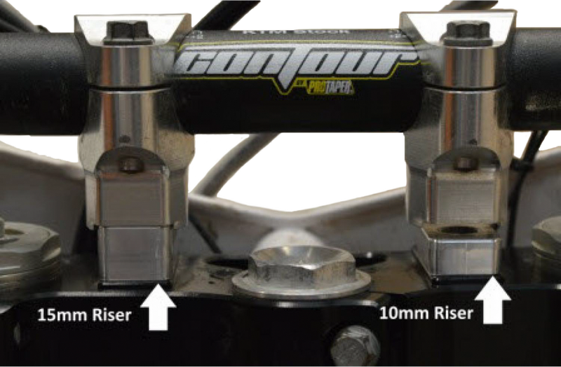 Enduro Engineering Handle Bar Risers KTM HUS Rectangle - 23-002 For KTM Dirt Bikes 2000-2025 | Sherco Dirt Bikes 2016-2022