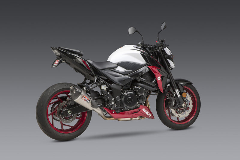 Yoshimura Exhaust Street AT2 Slip-ON SS-SS-CF Works - 11801BP521 Suzuki 750 2018-2022