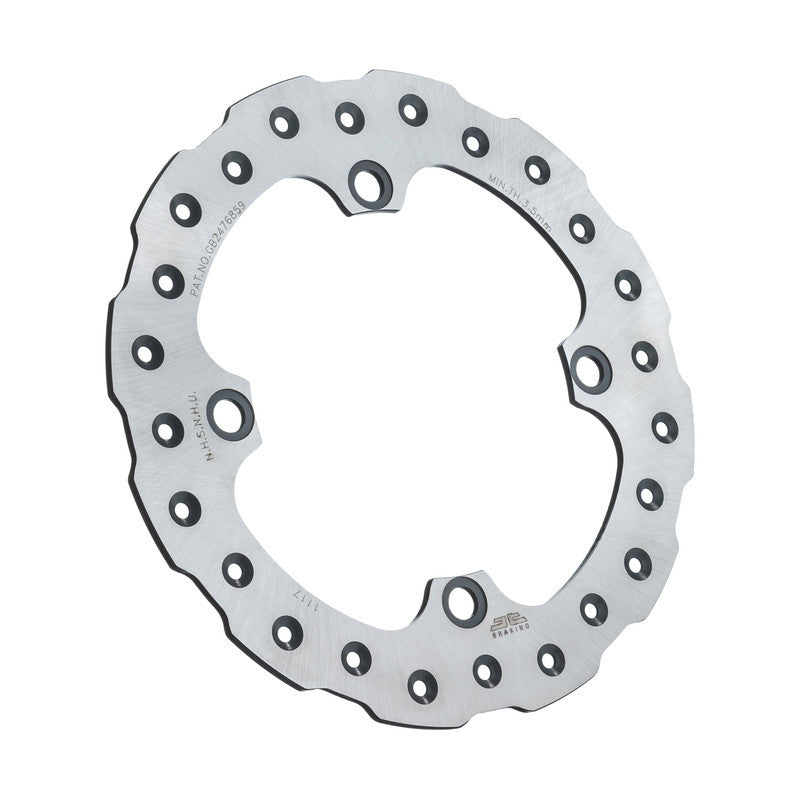 JT Sprockets Rear Brake Rotor SS Self Cleaning - JTD1117SC01 Honda Dirt Bikes 1995-2014