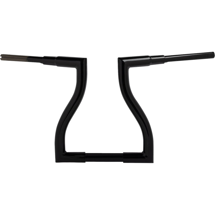 LA CHOPPERS 0601-6732 LA-7317-14BW Pre-Wired Thresher Handlebar - 14" - Black
