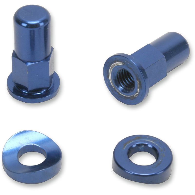 NO TOIL 0220-0007 NTRK-003 Rim Lock Tower Nut/Spacer Kit Rim Lock Nut/Spacer - Kit - Blue