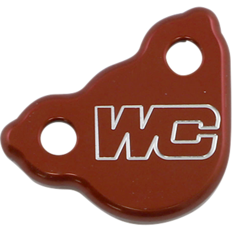 WORKS CONNECTION 1731-0021 21-505 Billet Brake Cap Rear Billet Brake Cover - Red - Honda