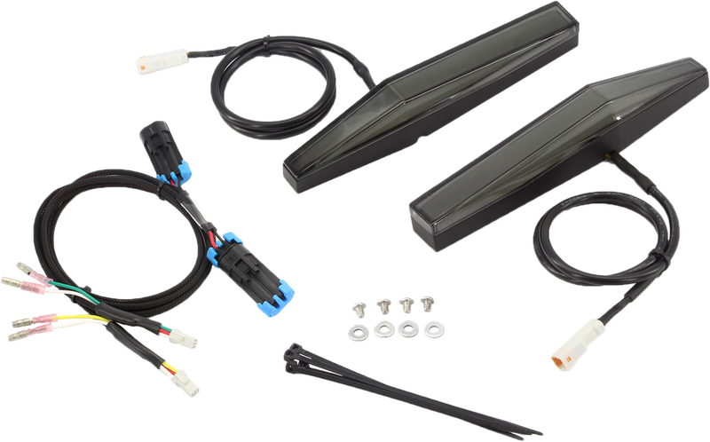 Xtc Power Products 630-1370 XLITE-FRONT-TS X-LITE FRONT TURN SIGNAL KIT 6" UNIVERSAL