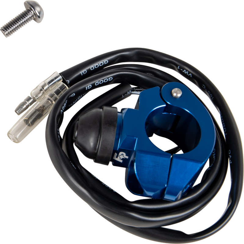 Fire Power 57-5043 KS-02 BLUE KILL SWITCH SINGLE BOLT CLAMP BLUE