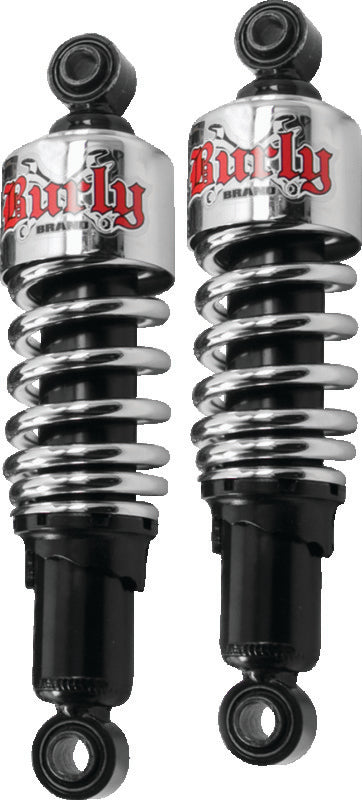 Burly Brand B28-1202 Dyna Shocks 10.5in - Chrome - Photo - Primary