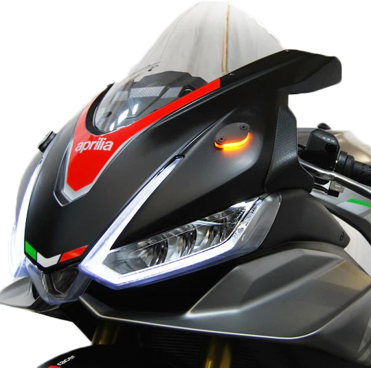 New Rage Cycles 565-0158 RSV4-MBO-21 MIRROR BLOCK OFF TURN SIGNALS APR