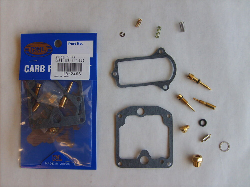 K&l Supply Carburetor Repair Kit - 18-2466 Suzuki 750 / 750E / 750L 1977-1979